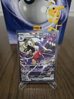 Pokemon TCG Destined Rivals Cynthia's Garchomp EX SIR 232/182 - Image 1