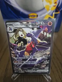 Pokemon TCG Destined Rivals Cynthia's Garchomp EX SIR 232/182 - Image 3