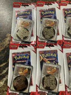 Pokemon Destined Rivals 18 Sealed Packs Eevee Promo 1/2 Booster Box Quantity - Image 5