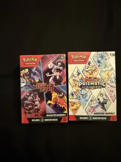 Destined Rivals Booster Bundle And Prismatic Evolutions Booster Bundle Pokemon - Image 1