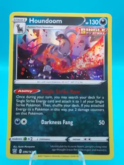 Houndoom 096/163 Swsh05: Battle Styles Pokemon TCG Holo Near Mint/Mint - Image 1