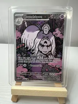 2025 Pokemon Houndstone 145/142 Illustration Holo- Mega Evolution (B) - Image 1