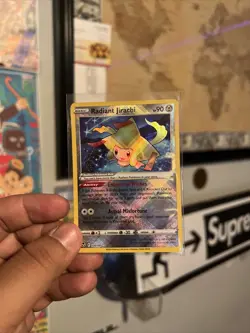 NM Pokemon Silver Tempest Radiant Jirachi Radiant Rare #120/195 - Image 1