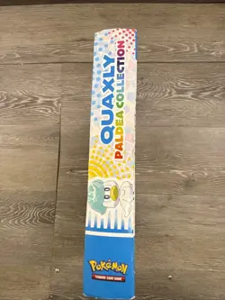 Pokemon TCG Quaxly Paldea Collection Box Missing Pin - Image 2