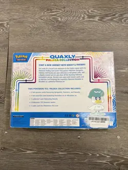 Pokemon TCG Quaxly Paldea Collection Box Missing Pin - Image 3