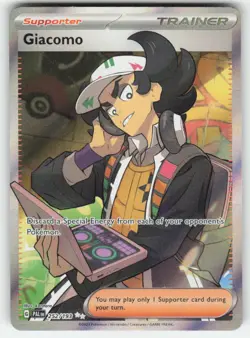Pokemon TCG SV02: Paldea Evolved #252/193 Giacomo NM - Image 1