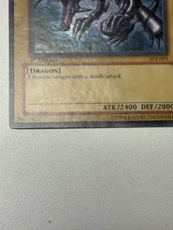 Red-Eyes B. Dragon SDJ-001 Starter Deck: Joey 1st Edition Ultra Rare - Image 4