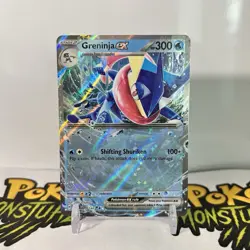 Greninja EX 41/142 Full Art Pokemon card Double Rare Stellar Crown Pack Fresh NM - Image 1