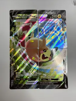 Pokemon TCG Morpeko V-Union 4 Card Set SWSH215 SWSH216 SWSH217 SWSH218 - Image 1