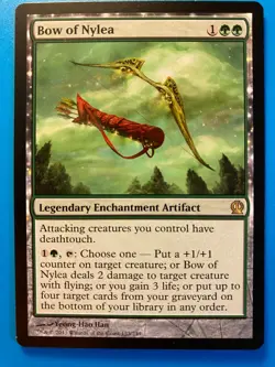 MTG 1x Bow of Nylea # 153 Theros Modern Magic the Gathering Card x1 NM - Image 1