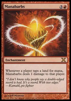 Manabarbs - Damaged / Poor MTG 10th Edition - Image 1