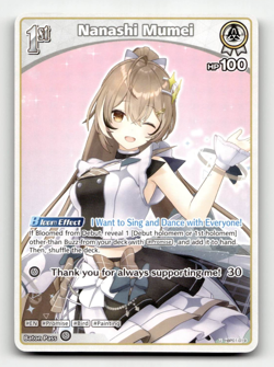 hololive OFFICIAL CARD GAME Nanashi Mumei (U) hBP01-019 - Blooming Radiance - Image 1