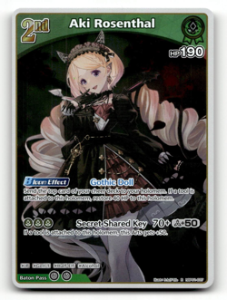 hololive OFFICIAL CARD GAME Aki Rosenthal (R) hBP01-037 - Blooming Radiance - Image 1