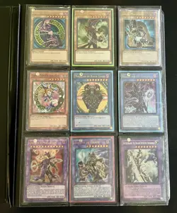 Yugioh 100 Foil Card Binder Lot Dark Magician Blue-Eyes Red-Eyes Konami - Image 2