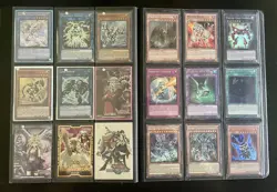 Yugioh 100 Foil Card Binder Lot Dark Magician Blue-Eyes Red-Eyes Konami - Image 5
