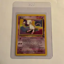 Vintage Mew Black Star Promo 8 Pokemon Card Non-Holo 1999 Mint - Image 1