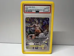 One Piece Card TCG ENEL OP05-100 SP SEC AWAKENING OF THE NEW ERA English PSA 10 - Image 1