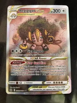 Regigigas VSTAR Crown Zenith: Galarian Gallery Ultra Rare Card GG55/GG70 Pokemon - Image 1