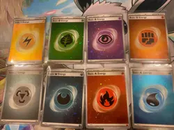 Pokemon Card Scarlet & Violet 151 - x8 Holo SWIRLS Energy ENGLISH 001-008 - Image 1
