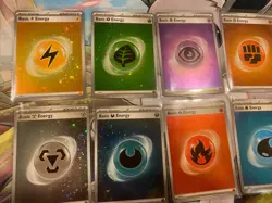 Pokemon Card Scarlet & Violet 151 - x8 Holo SWIRLS Energy ENGLISH 001-008 - Image 2