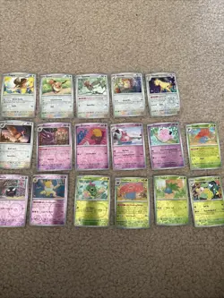 Pokemon 151 English Reverse Holo Card Lot (x32) NO DUPLICATES NM - Image 3