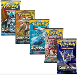 Pokemon TCG Sun & Moon Base Set Booster Pack (Random Artwork) New/Sealed 10 CARD 820650801945 - Image 1