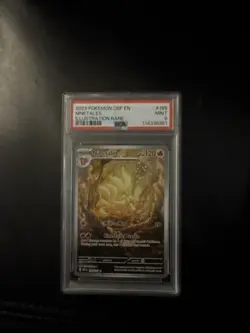 Pokemon 2023 Obsidian Flames Ninetails Holo Illustration Rare Card 199/197 PSA 9 - Image 1