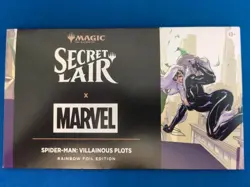 MTG Secret Lair x Marvel's Spider-Man Villainous Plots Rainbow Foil Edition - Image 1