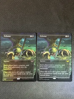 Exhume (Borderless) - FOIL Commander: Duskmourn: House of Horror (DSC) - Image 1