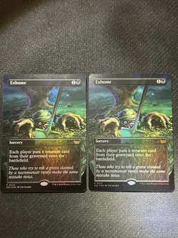 Exhume (Borderless) - FOIL Commander: Duskmourn: House of Horror (DSC) - Image 2