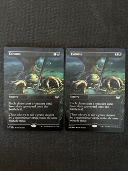 Exhume (Borderless) - FOIL Commander: Duskmourn: House of Horror (DSC) - Image 3