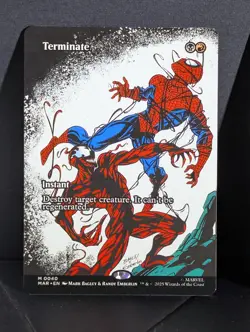 MTG Spider-Man MYTHIC 0040 Instant Terminate Borderless - Image 1