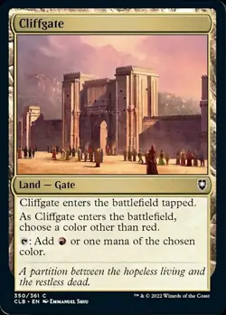 Cliffgate Foil (350) Battle for Baldur's Gate CLB MTG Magic - Image 1