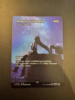 Memories of Nibelheim (Stroke of Midnight) Final Fantasy: Through the Ages Foil - Image 1