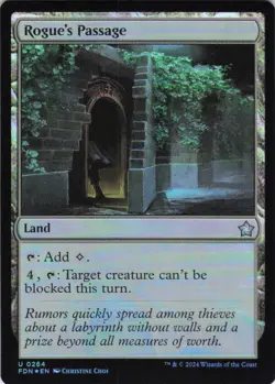 MTG Rogue's Passage (264) | NM Foil | Foundations {FDN} - Image 2