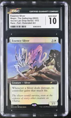 ESSENCE SLIVER Secret Lair Foil Rare CGC 10 MTG [Nostalgium] - Image 1