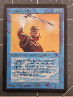 MTG ⭐ Beta Edition ⭐ Animate Artifact ⭐ Vintage Legacy ⭐ NM - Image 1