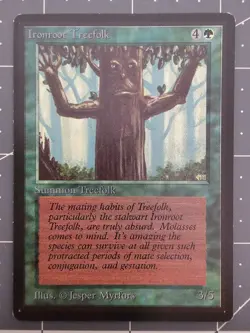 MTG ⭐ Beta Edition ⭐ Ironroot Treekfolk ⭐ Vintage Legacy ⭐ - Image 1