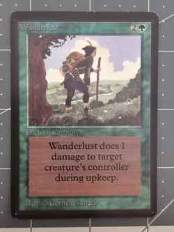 MTG ⭐ Beta Edition ⭐ Wanderlust⭐ Vintage Legacy ⭐ NM - Image 1