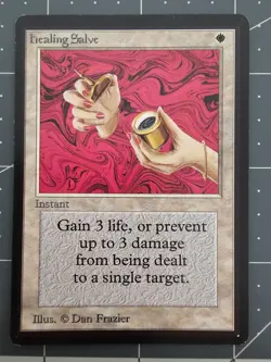 MTG ⭐ Beta Edition ⭐ Healing Salve ⭐ Vintage Legacy ⭐ NM - Image 1