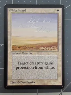 MTG ⭐ Beta Edition ⭐ White Ward ⭐ Vintage Legacy ⭐ NM - Image 1