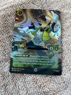 Disney Lorcana Fabled MAX GOOF CHART TOPPER ENCHANTED 230/204 - Image 1