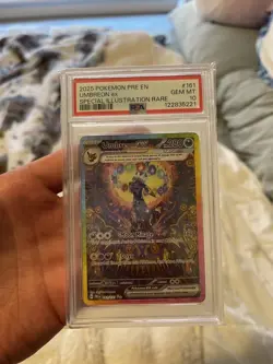 2025 POKEMON PRISMATIC EVOLUTIONS SPECIAL ILLUSTRATION RARE UMBREON EX PSA 10 - Image 1