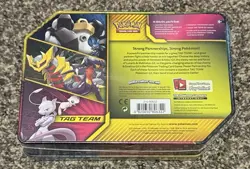 NEW Pokemon Power Partnerships Lucario & Melmetal GX Tag Team Tin Sealed Rare 820650806322 - Image 2