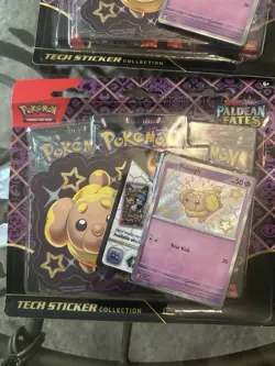 LOT OF 9 Pokemon Paldean Fates Tech Sticker Collection 3 Pack blister NEW SEALED - Image 4