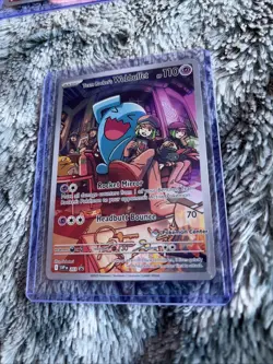 Pokemon TCG Team Rocket's Wobbuffet SVP203 Pokemon Center Stamped Promo - Image 1