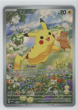 Pikachu (Paldea Adventure Chest) Holo Pokemon Scarlet & Violet Black Star Promo - Image 1