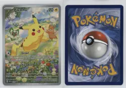 Pikachu (Paldea Adventure Chest) Holo Pokemon Scarlet & Violet Black Star Promo - Image 3