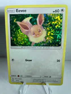 Pokemon - Eevee - 12/12 McDonald's Promos 2019 12/12 Confetti Holo Promo LP - Image 1