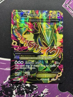 Pokemon M Rayquaza EX (105 Full Art) XY Ancient Origins 2015 105/108 LP/NM - Image 1